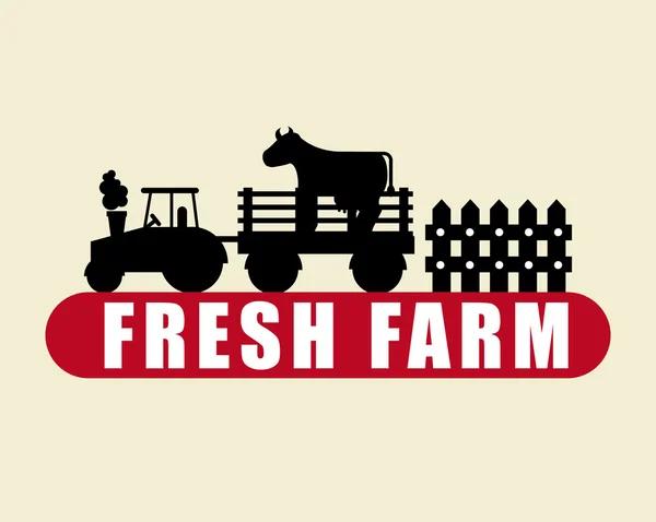 Farm fresh design — Stock Vector