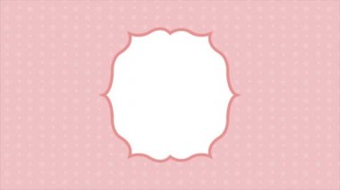 Pembe bir arka plan, Video animasyon