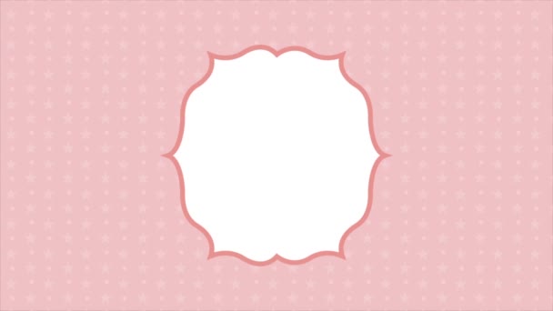 Pink background, Video animation