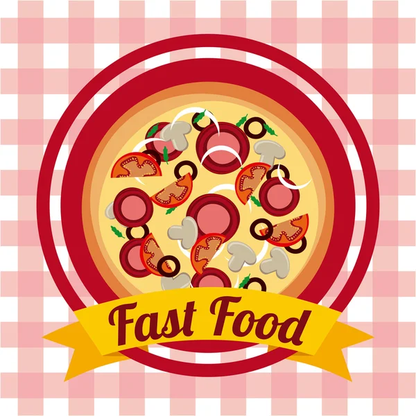 Fast food — Stock Vector