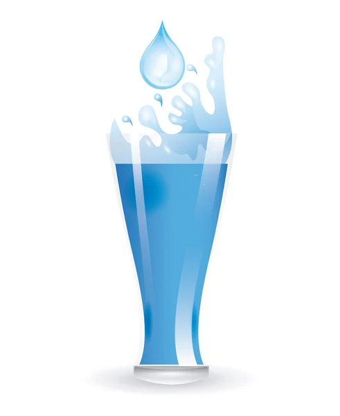 Concepto de agua — Vector de stock