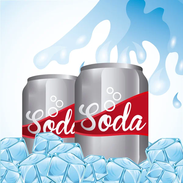 Fresh soda — Stock Vector