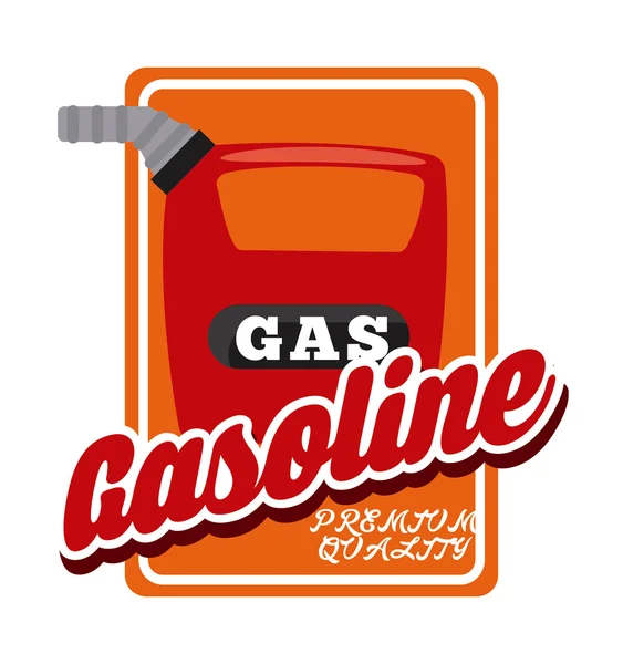 Gasolinera — Vector de stock