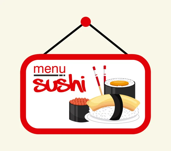 Japanese food — Stock Vector