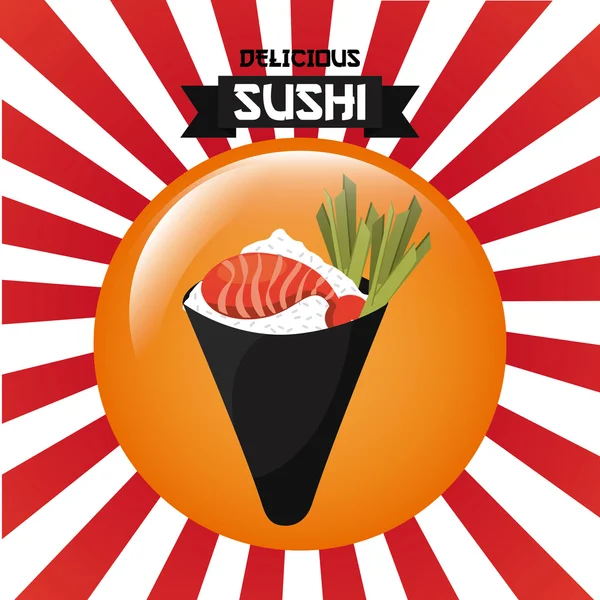 Japanese food — Stock Vector