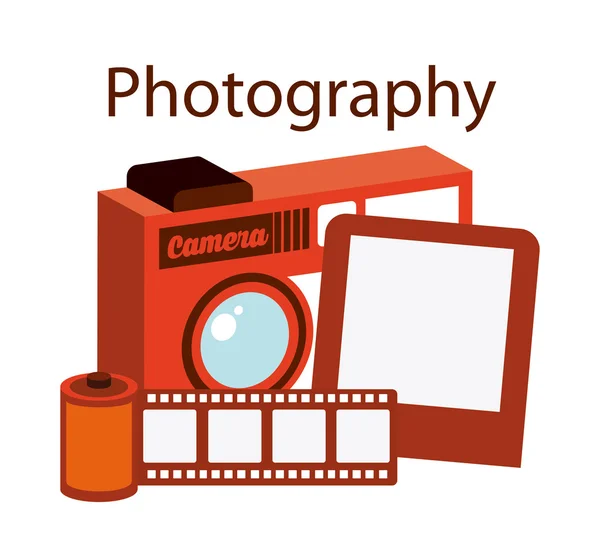 Fotografie camera — Stockvector