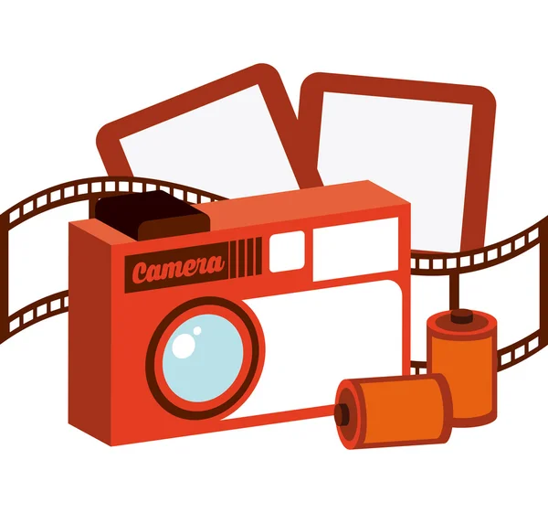 Photography camera — Stock Vector