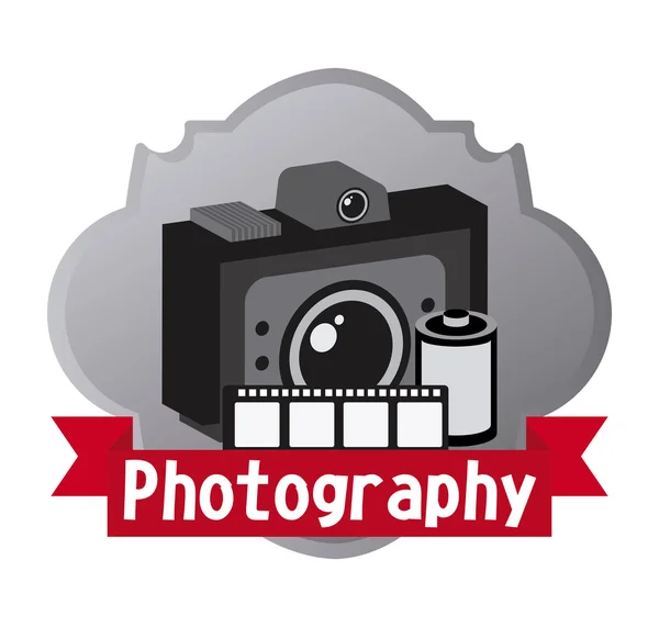 Photography camera — Stock Vector