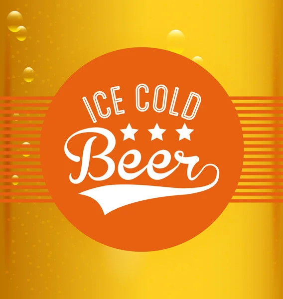 Cerveja gelada — Vetor de Stock