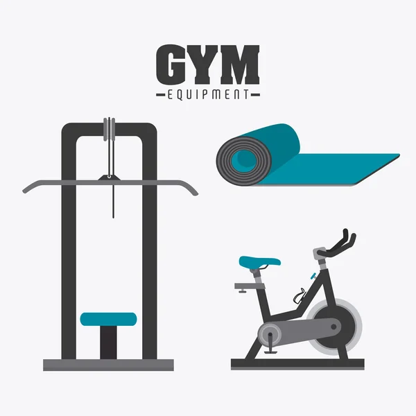 Fitnessstudio. — Stockvektor