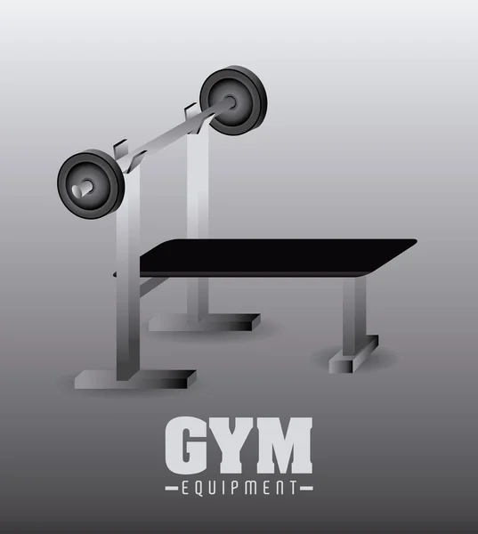 Conception de gymnase . — Image vectorielle