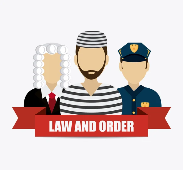 Law design. — Stock Vector