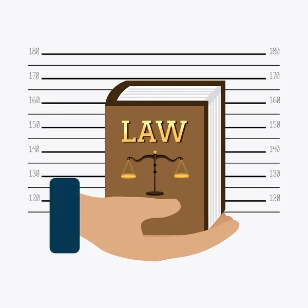 Law design. — Stock Vector