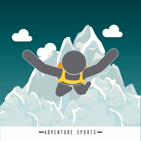 Extreme sport design. — Stock Vector