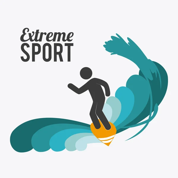 Diseño de deporte extremo . — Vector de stock