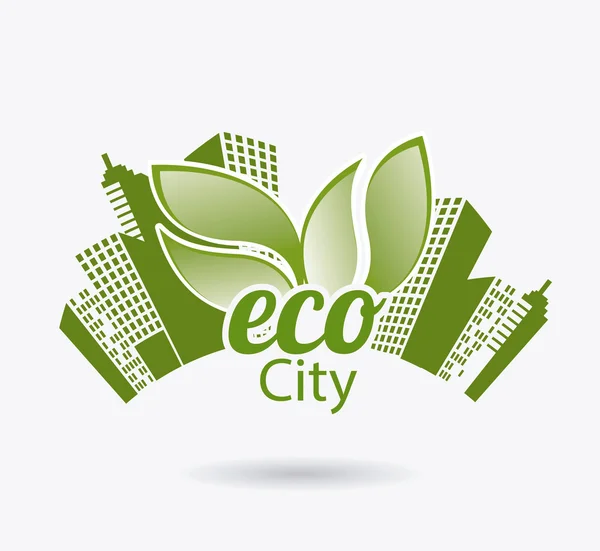 Ecologie ontwerp. — Stockvector