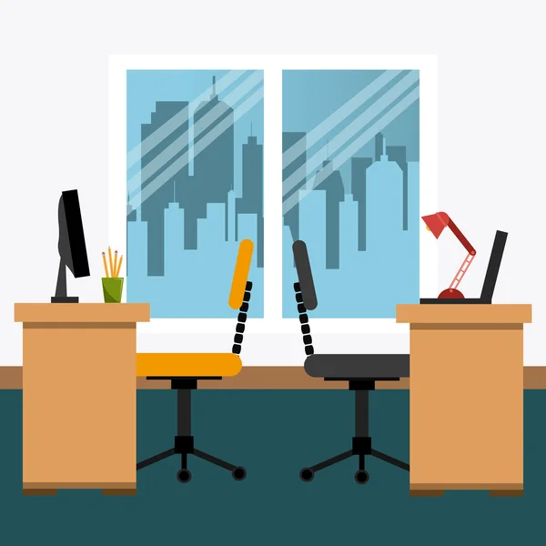 Office design. — Stock Vector