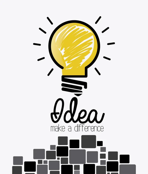 Progettazione di idee . — Vettoriale Stock