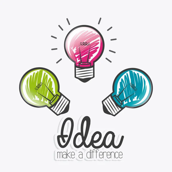 Idea design. — Stock Vector