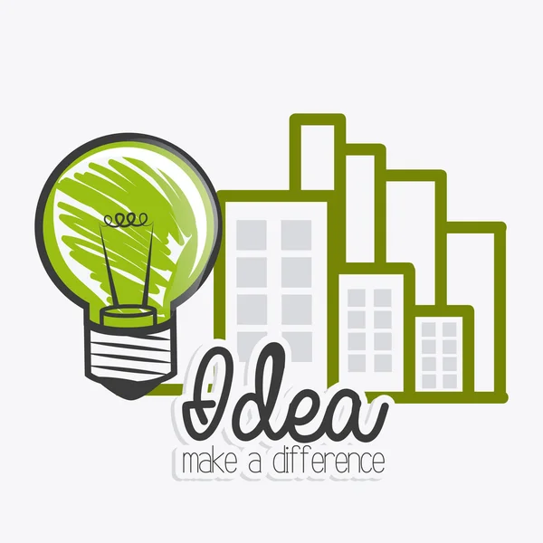 Projeto da ideia . —  Vetores de Stock