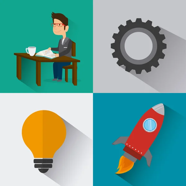 Diseño empresarial . — Vector de stock