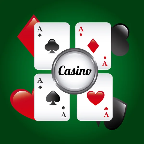 Jeu de poker — Image vectorielle