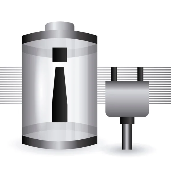 Potência da bateria — Vetor de Stock