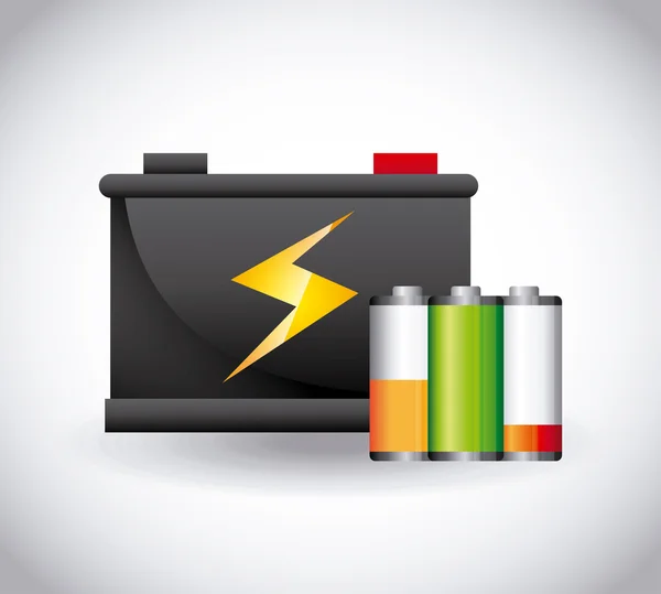 Potência da bateria —  Vetores de Stock