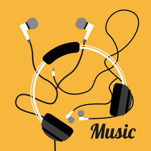 Concept de musique — Image vectorielle