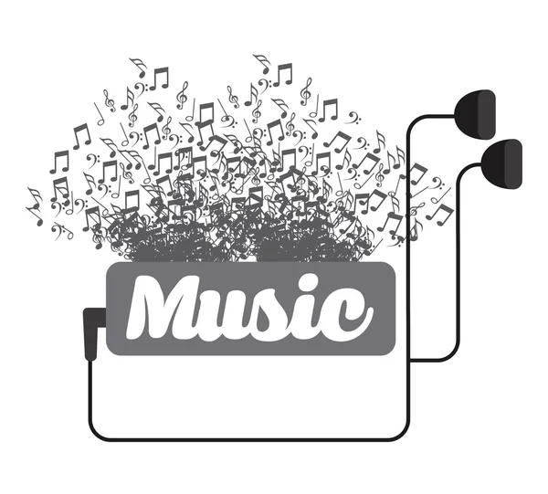 Muziek concept — Stockvector