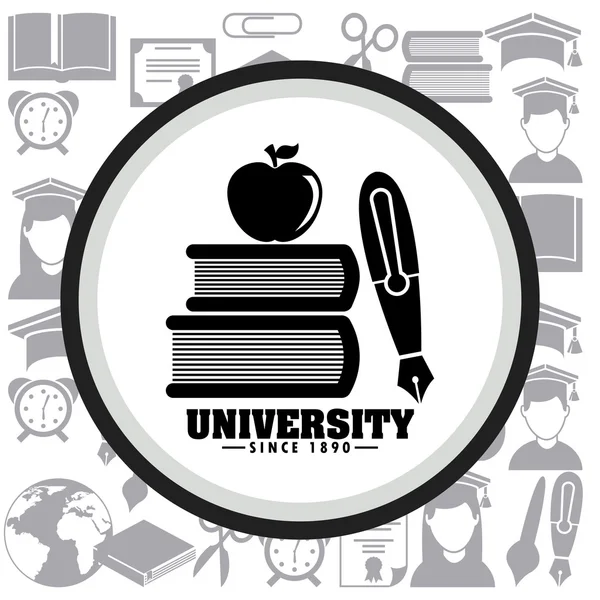 Concepto universitario — Vector de stock