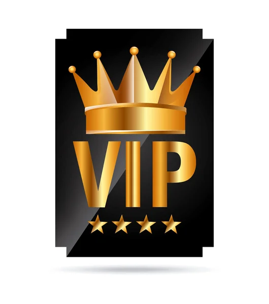 Vip emblem — Stock Vector