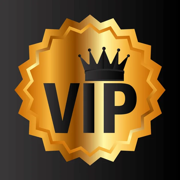 Vip emblem — Stock Vector