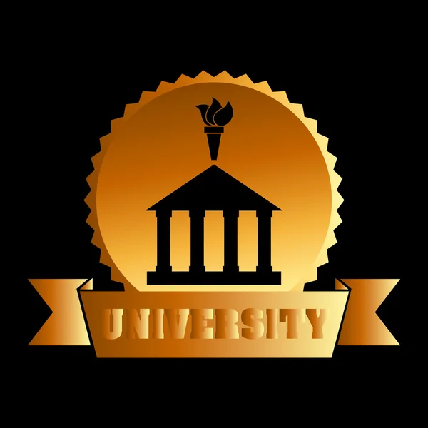 Concepto universitario — Vector de stock