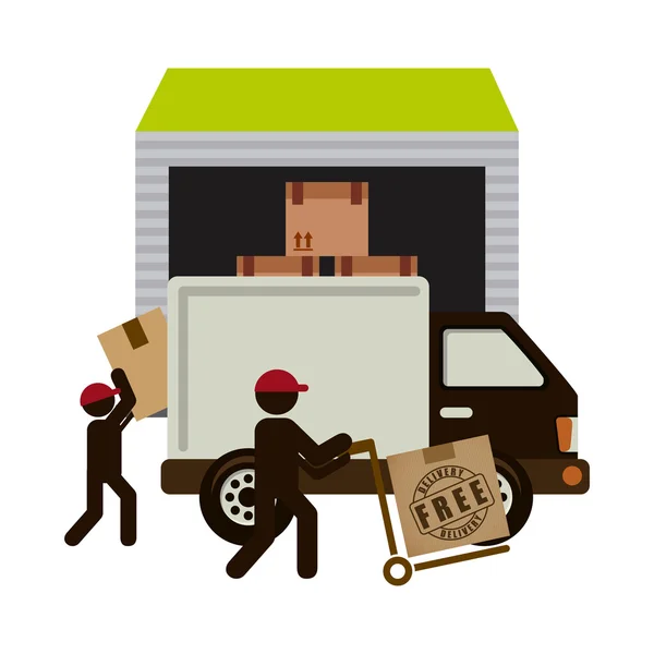 Service de livraison — Image vectorielle