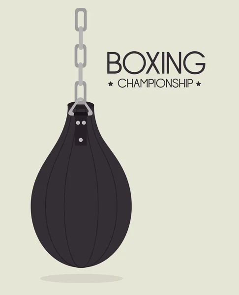 Diseño de boxeo . — Archivo Imágenes Vectoriales