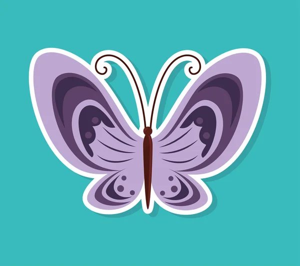 Design papillon . — Image vectorielle