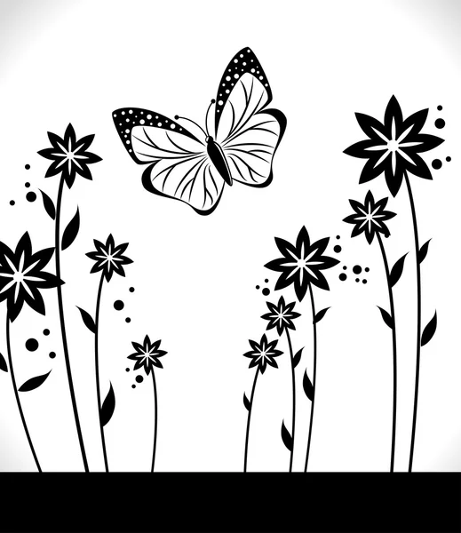 Diseño de mariposa . — Archivo Imágenes Vectoriales