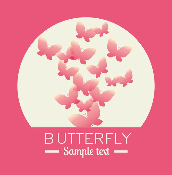 Butterfly design. — Stock vektor