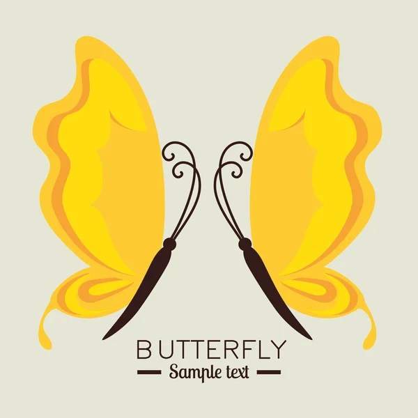 Butterfly design. — Stock vektor