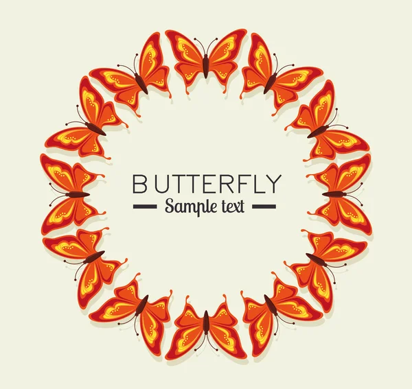 Butterfly design. — Stock vektor