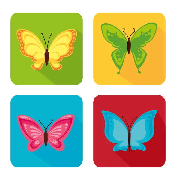 Diseño de mariposa . — Vector de stock