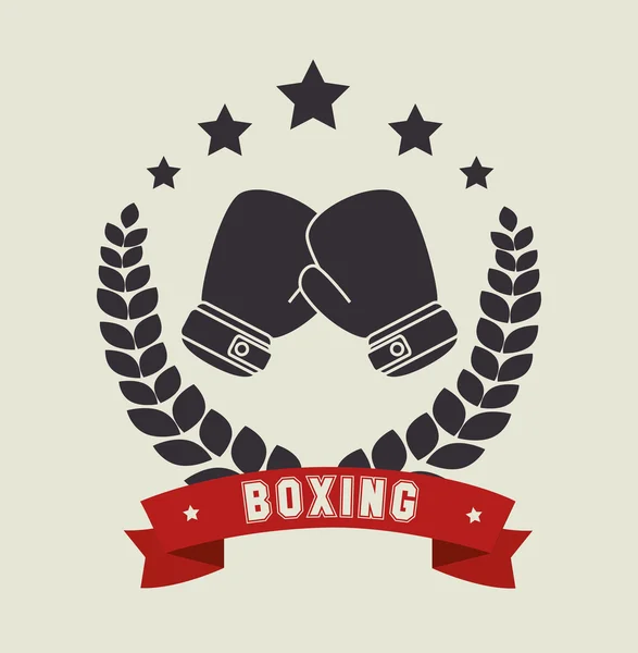 Diseño de boxeo . — Archivo Imágenes Vectoriales