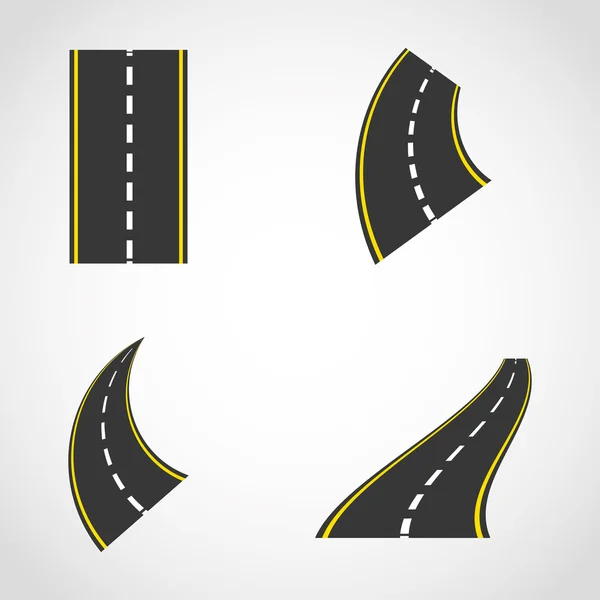 Concepto de carretera — Vector de stock