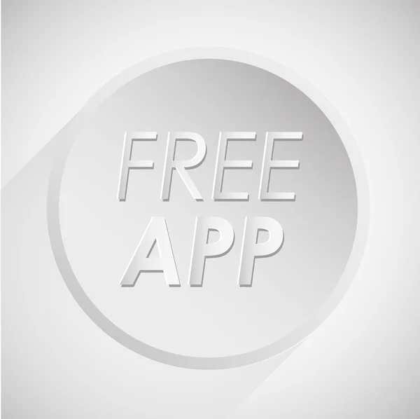 Aplicación gratuita — Vector de stock