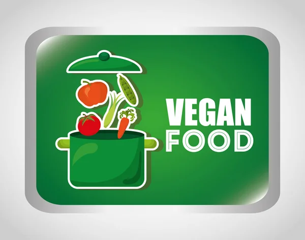 Vegan gıda — Stok Vektör