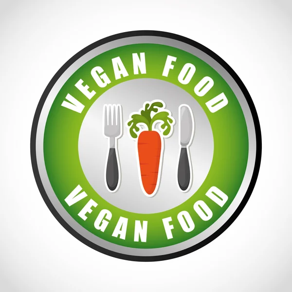 Vegan gıda — Stok Vektör