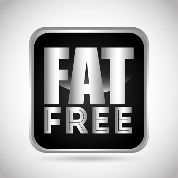 Fat free — Stock Vector