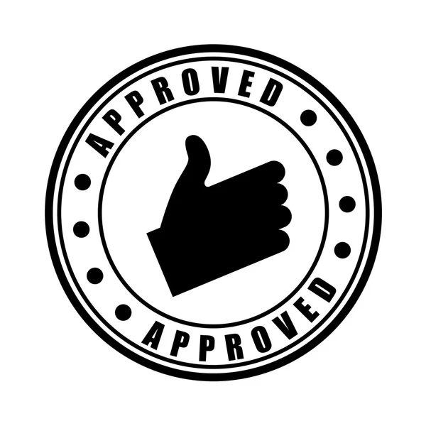 Seal of approval — Stock Vector