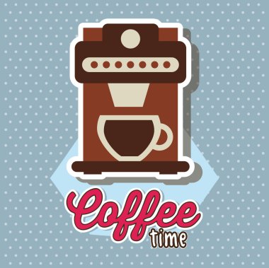 kahve saat simgesini